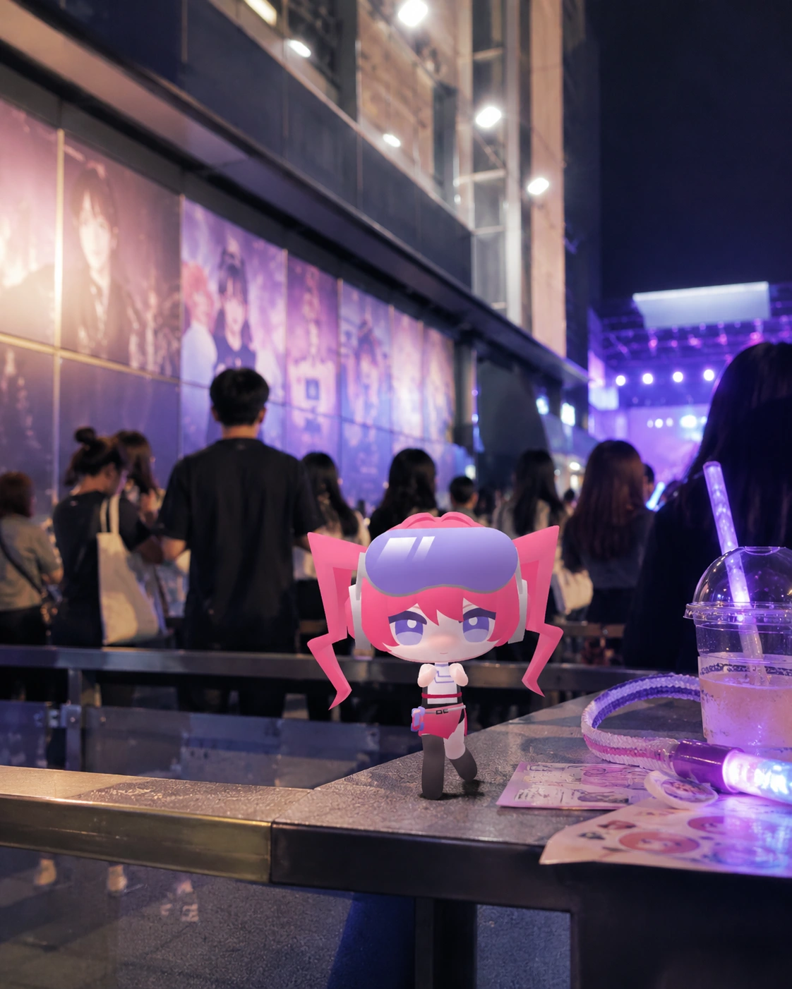 居心地の良いカフェで撮影されたGooboのストーリーカード